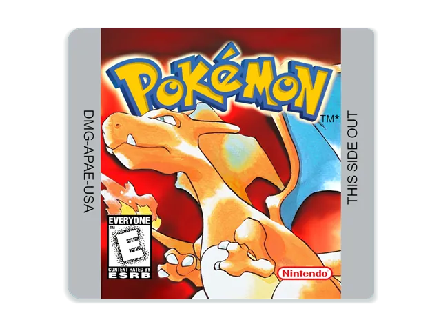 Pokémon Red Custom Replacement Label (Game Boy)