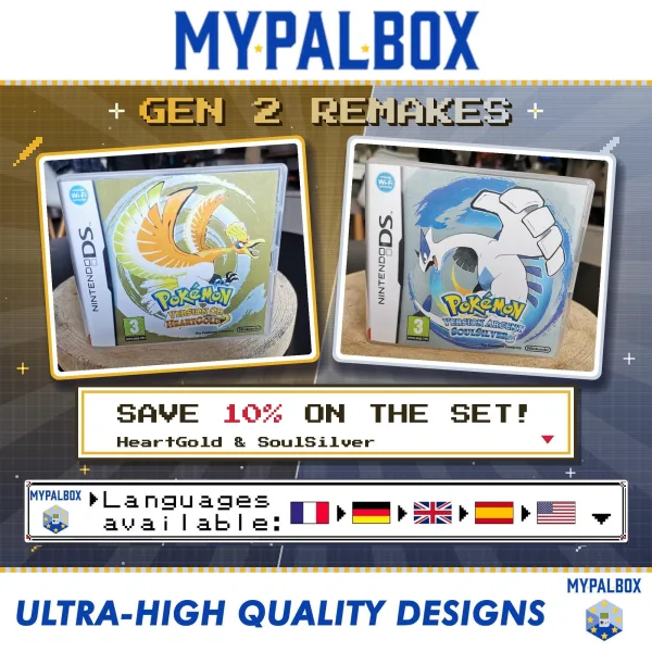 Pokémon HeartGold SoulSilver DS Case Bundle, main photo