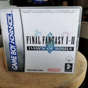 Final Fantasy I & II: Dawn of Souls GBA Replacement Case – main photo