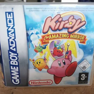 Kirby & The Amazing Mirror GBA Replacement Case – main photo