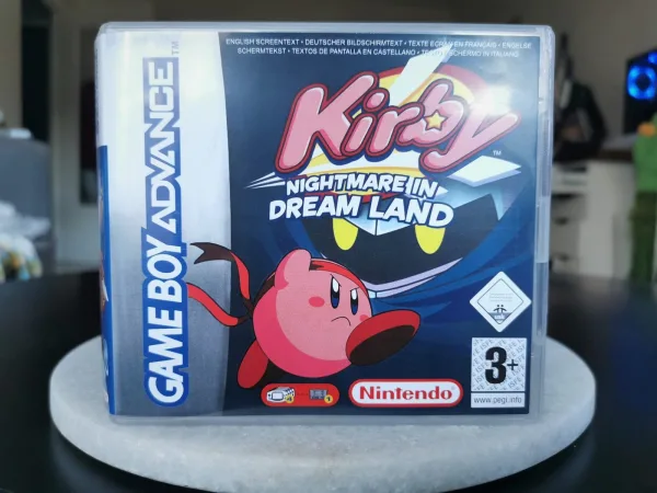 Kirby: Nightmare in Dream Land GBA Replacement Case – main photo