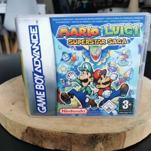 Mario & Luigi: Superstar Saga GBA Replacement Case – main photo