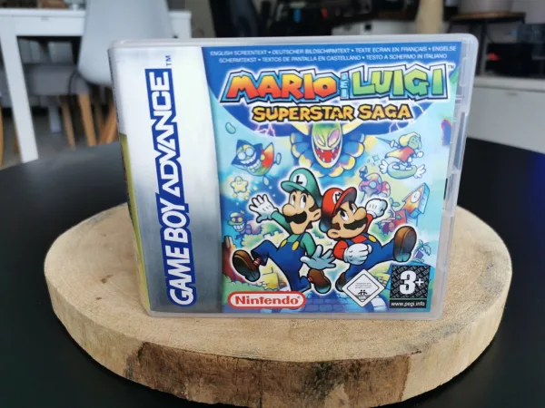 Mario & Luigi: Superstar Saga GBA Replacement Case – main photo
