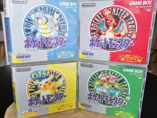 Pokémon Red / Green / Blue / Yellow (Japanese) GB Replacement Case – main photo