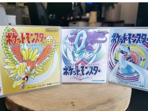 Pokémon Gold / Silver / Crystal (Japanese) GBC Replacement Case – main photo