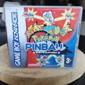 Pokémon Pinball: Ruby & Sapphire GBA Replacement Case – main photo