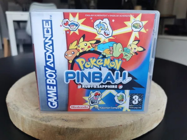 Pokémon Pinball: Ruby & Sapphire GBA Replacement Case – main photo
