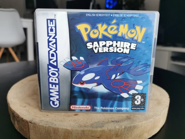 Pokémon Sapphire GBA Replacement Case – main photo
