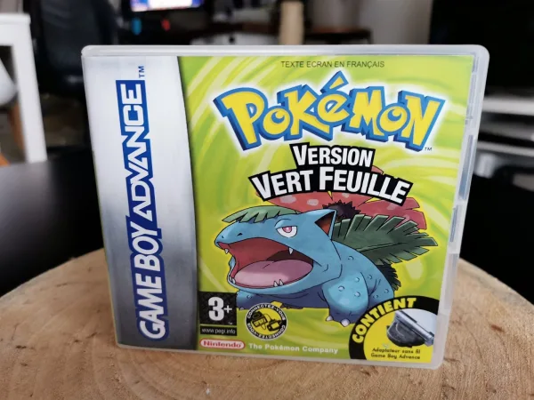 Pokémon LeafGreen GBA Replacement Case – main photo