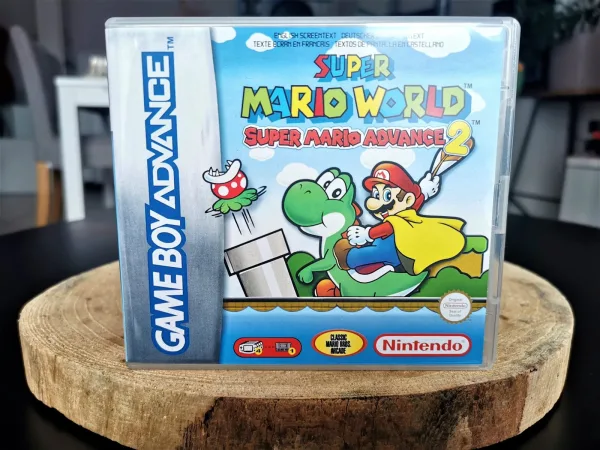 Super Mario World: Super Mario Advance 2 GBA Replacement Case – main photo