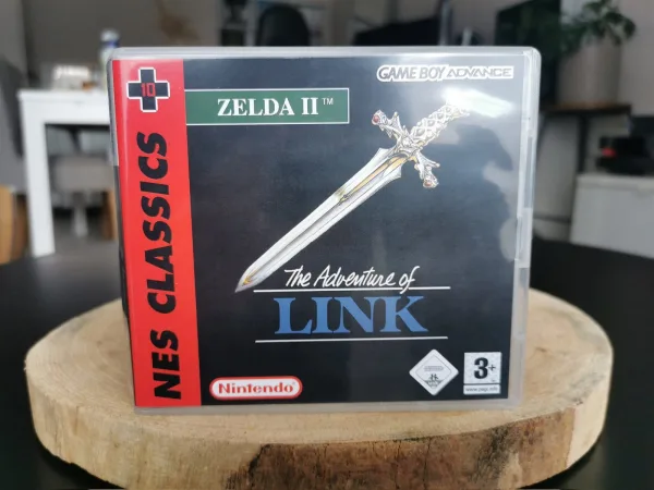 Zelda II: The Adventure of Link (NES Classics) GBA Replacement Case – main photo