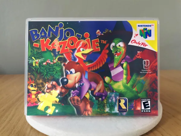 Banjo-Kazooie N64 Replacement Case – main photo