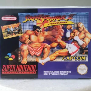 Street Fighter II Turbo SNES Replacement Case – main photo