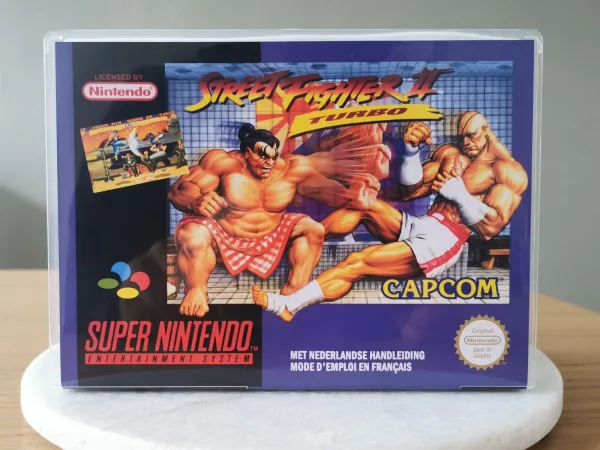 Street Fighter II Turbo SNES Replacement Case – main photo