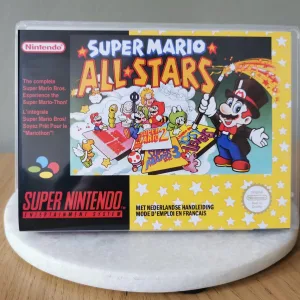 Super Mario All-Stars SNES Replacement Case – main photo