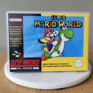 Super Mario World SNES Replacement Case – main photo