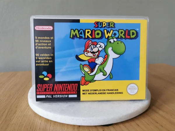 Super Mario World SNES Replacement Case – main photo