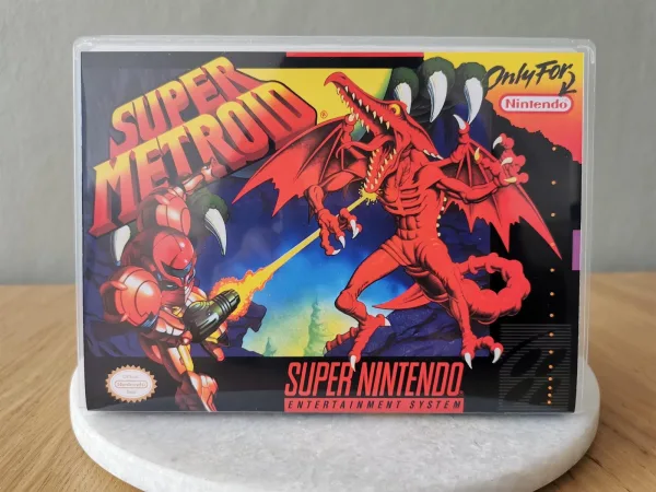 Super Metroid SNES Replacement Case – main photo