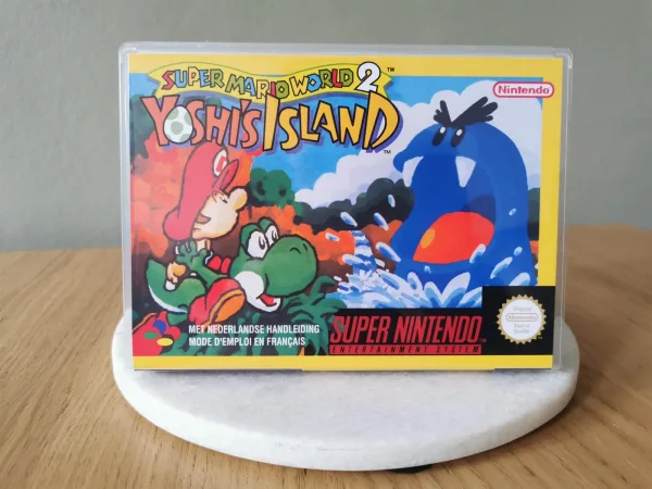 Super Mario World 2: Yoshi's Island SNES Replacement Case – main photo
