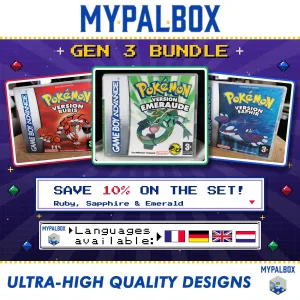 Pokémon Ruby, Sapphire, Emerald GBA Case Bundle – main photo