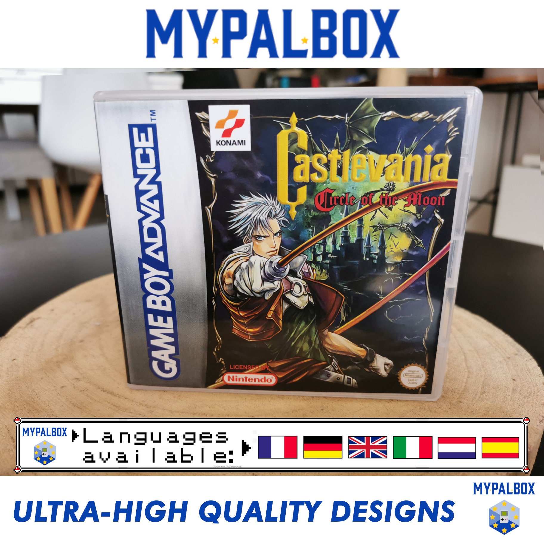 Castlevania: Circle of the Moon GBA Replacement Case, view 9