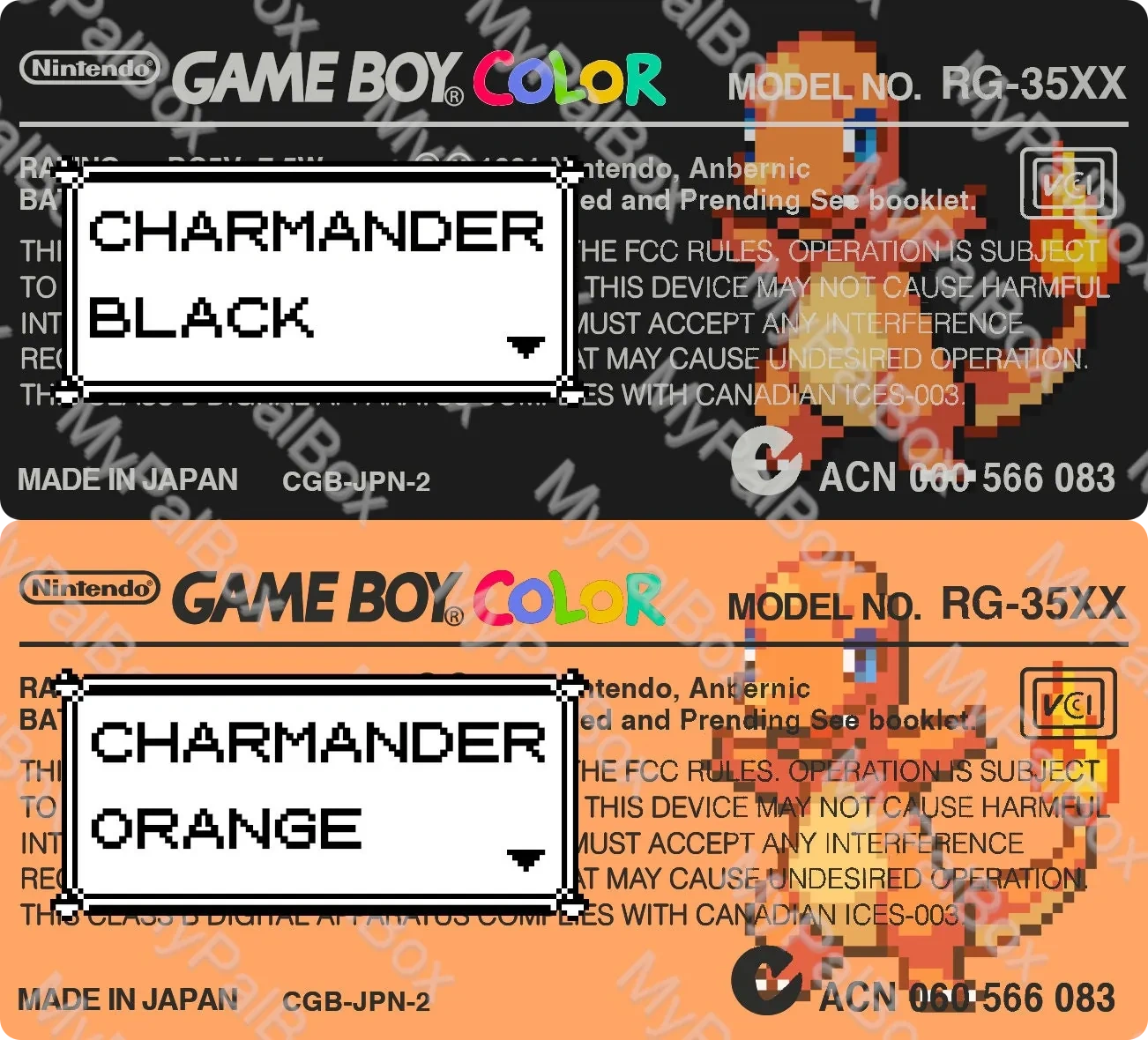 GBC Back Label Pokémon Holo (Gen 1), view 5