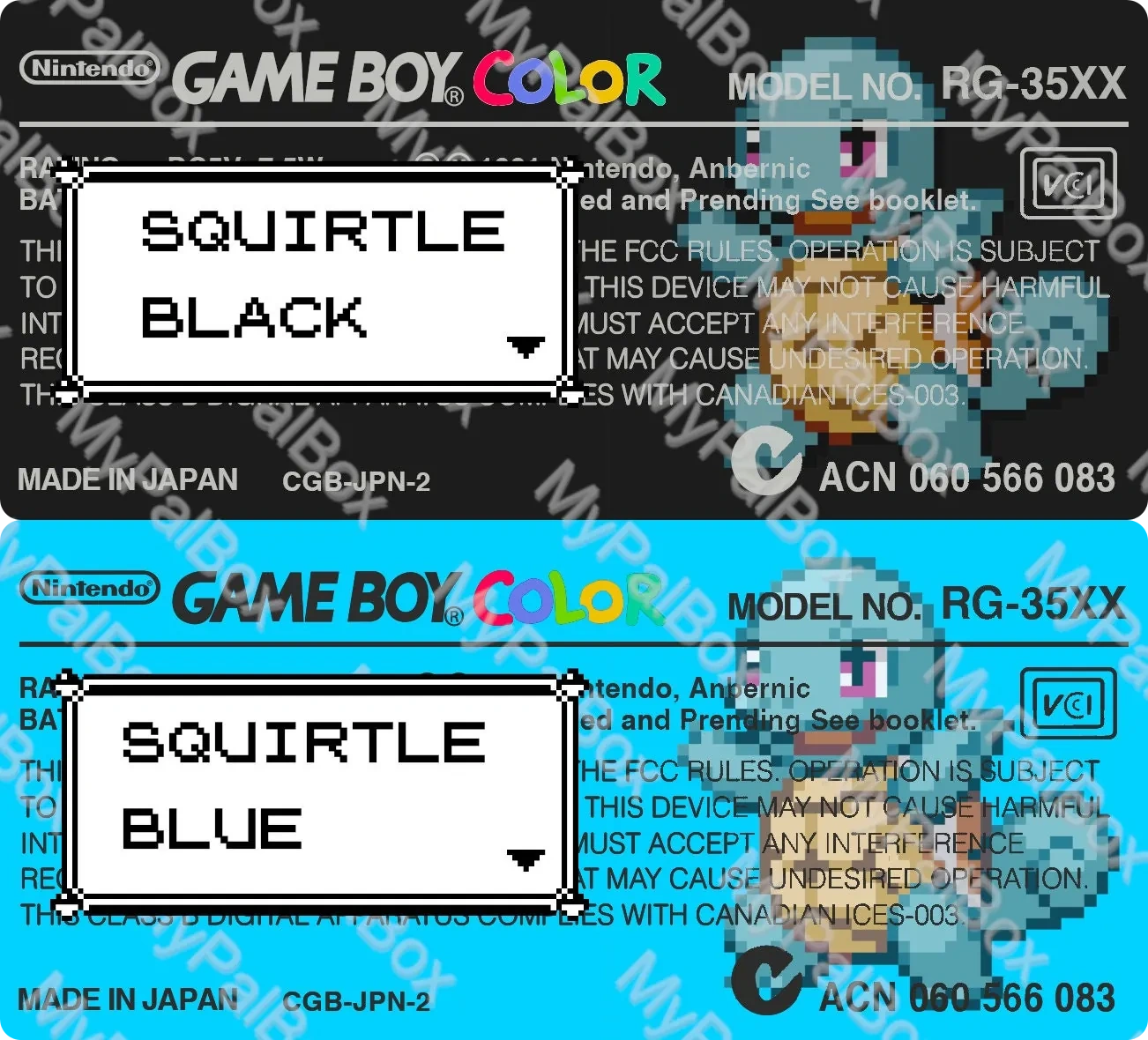 GBC Back Label Pokémon Holo (Gen 1), view 6