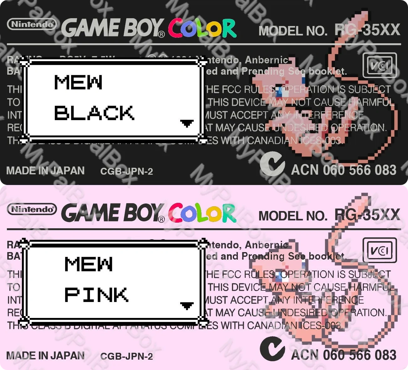GBC Back Label Pokémon Holo (Gen 1), view 10