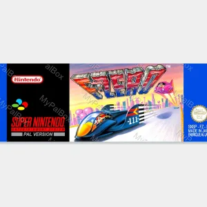 F-Zero SNES Replacement Label – main photo