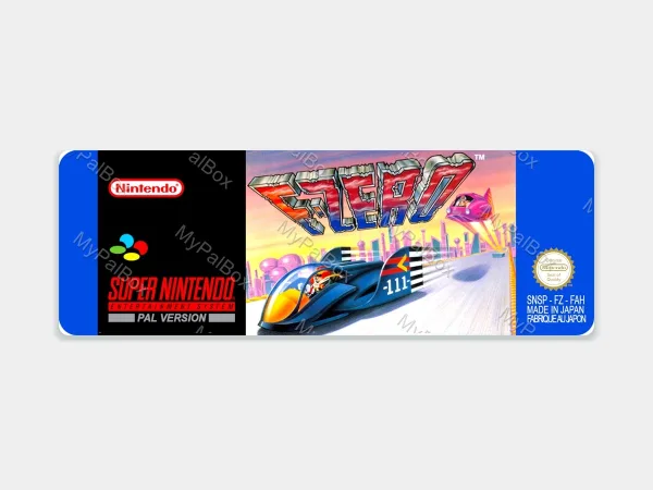 F-Zero SNES Replacement Label – main photo