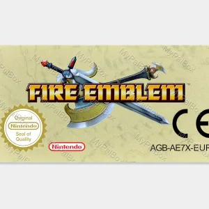 Fire Emblem GBA Replacement Label – main photo