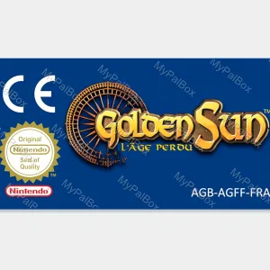 Golden Sun: The Lost Age GBA Replacement Label – main photo