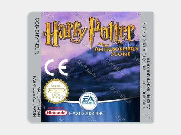 Harry Potter and the Philosopher's Stone GBC Replacement Label – main photo