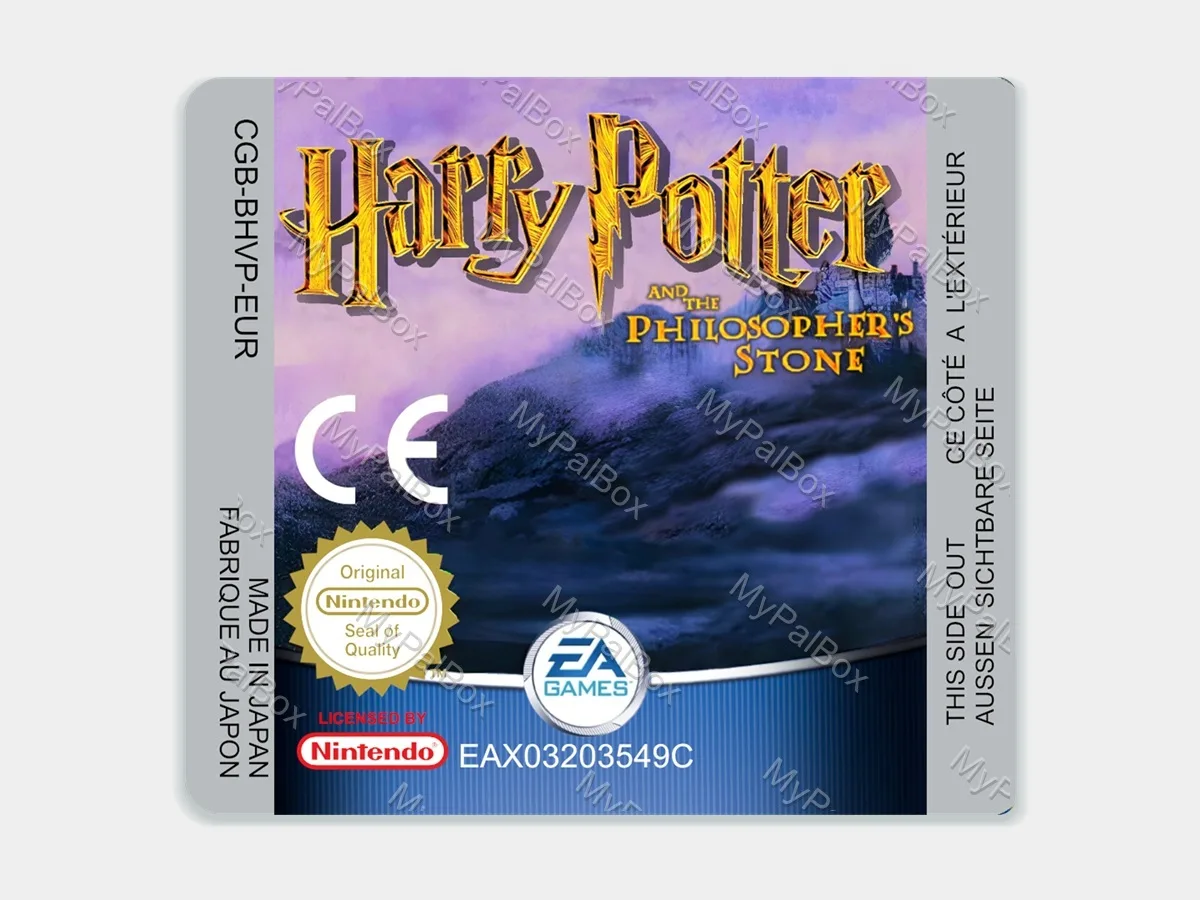 Harry Potter and the Philosopher's Stone GBC Replacement Label – main photo