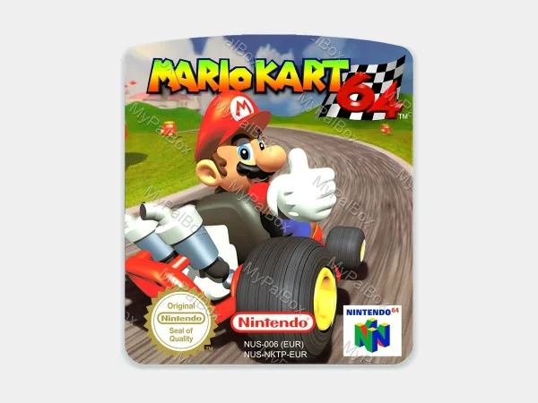 Mario Kart 64 N64 Replacement Label – main photo