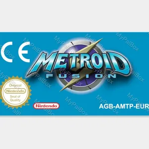 Metroid Fusion GBA Replacement Label – main photo