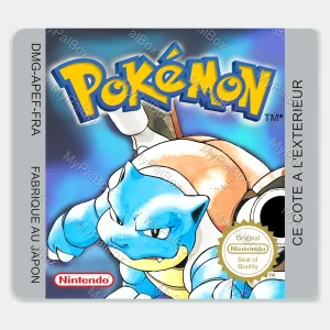 Pokémon Blue GB Replacement Label – main photo