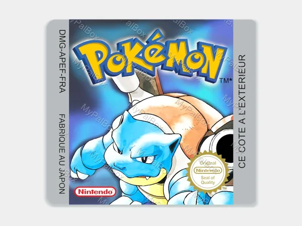 Pokémon Blue GB Replacement Label – main photo