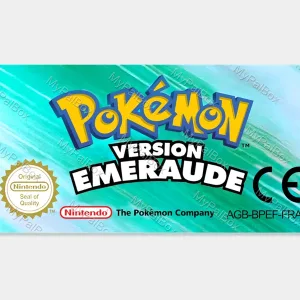 Pokémon Emerald GBA Replacement Label – main photo