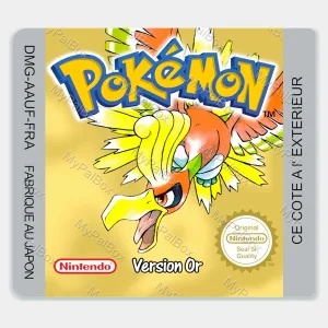 Pokémon Gold GBC Replacement Label – main photo