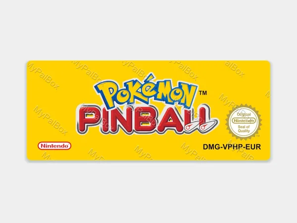 Pokémon Pinball GBC Replacement Label – main photo