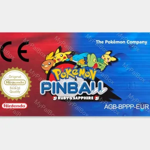 Pokémon Pinball: Ruby & Sapphire GBA Replacement Label – main photo