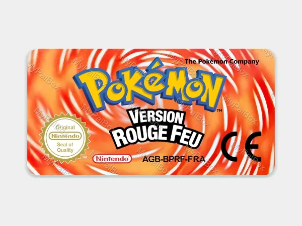 Pokémon FireRed GBA Replacement Label – main photo