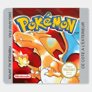 Pokémon Red GB Replacement Label – main photo