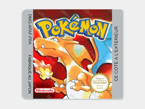 Pokémon Red GB Replacement Label – main photo