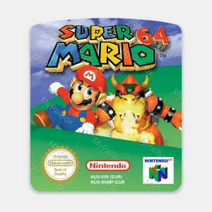 Super Mario 64 N64 Replacement Label – main photo