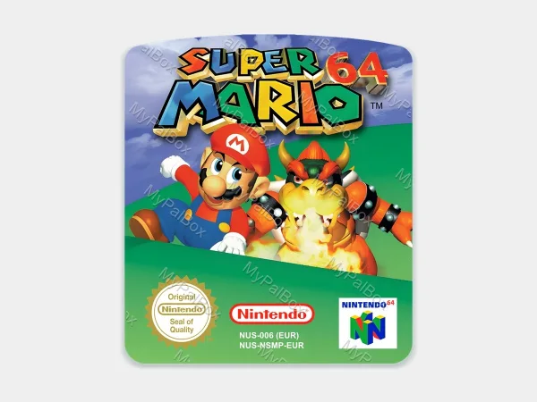 Super Mario 64 N64 Replacement Label – main photo