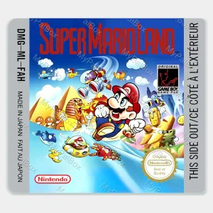 Super Mario Land GB Replacement Label – main photo