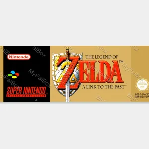 The Legend of Zelda: A Link to the Past SNES Replacement Label – main photo