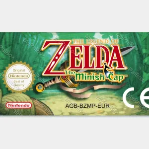 The Legend of Zelda: The Minish Cap GBA Replacement Label – main photo